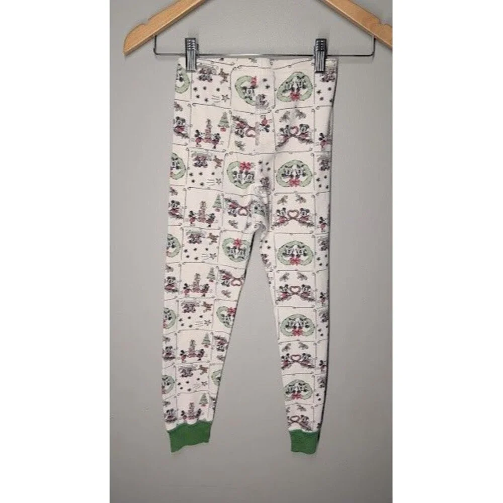 HANNA ANDERSSON Size 120 (6-7) Holiday Mickey Mouse Minnie Mouse Pajamas Unisex